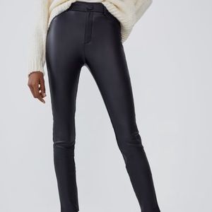 Zara faux leather pants